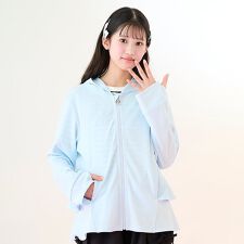 メゾピアノジュニア(mezzo piano junior)の【接触冷感・UVカット・耐塩素】フリルラッシュガード