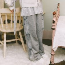 ペプラムつきあったか裏起毛パンツ