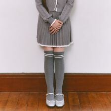 ニットプリーツスカート