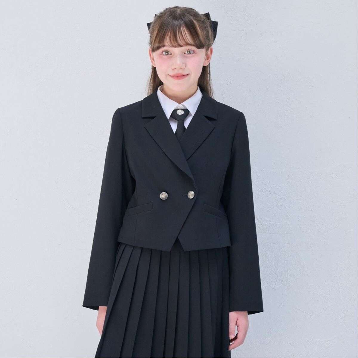 卒服】ウールノーカラージャケット | ポンポネットジュニア(pom