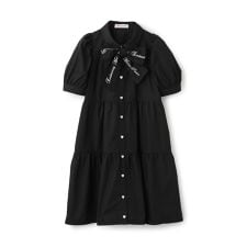 【人気商品再入荷】【直営店で取り扱い無し】リボンつきティアードワンピース