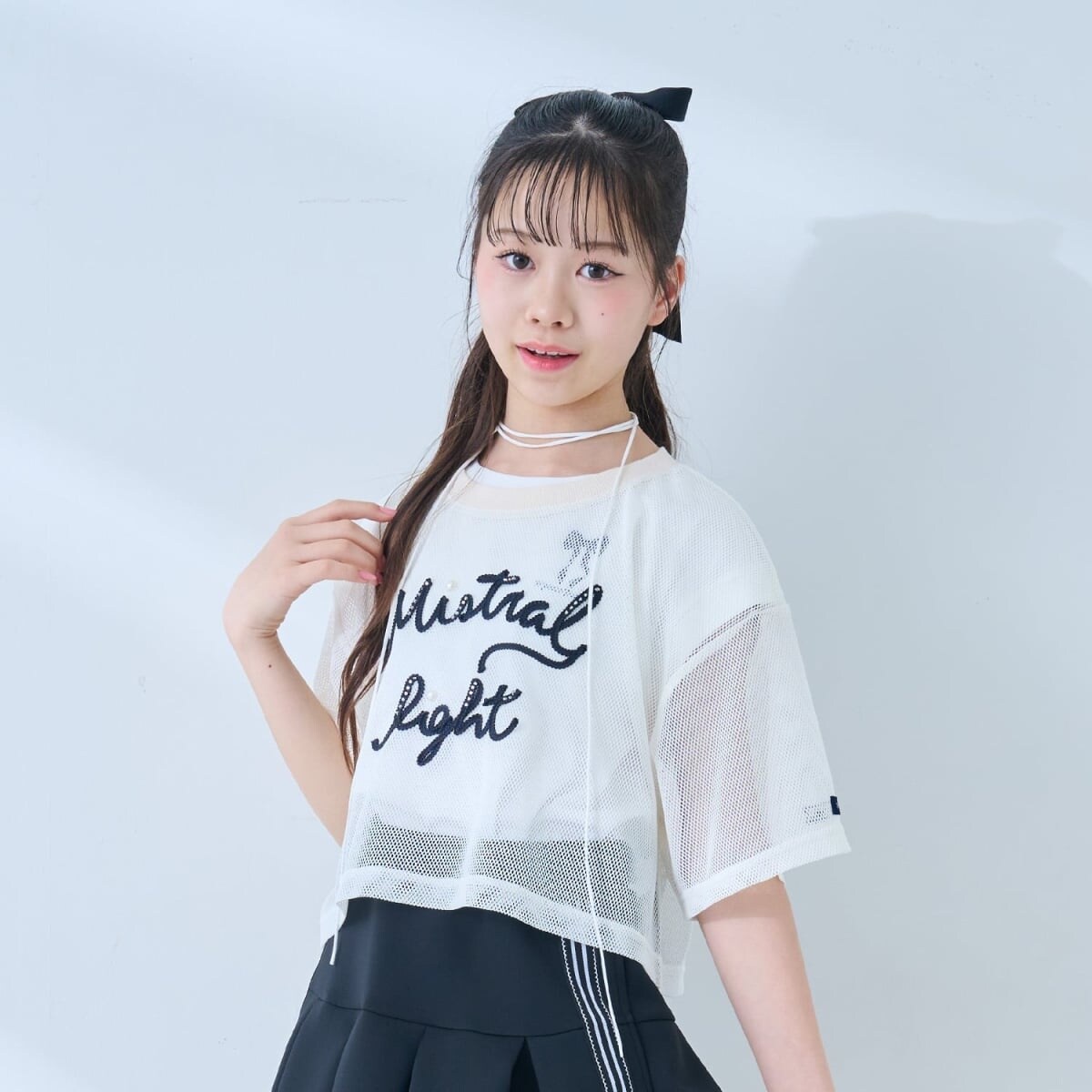 コード刺しゅうメッシュTシャツ×【接触冷感】Tシャツセット 