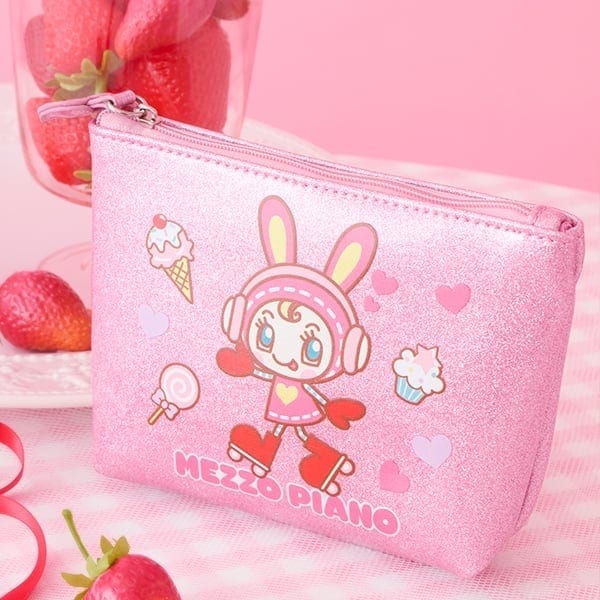❤メゾピアノ❤ベリエちゃん✨ベリーちゃん✨ワンピース✨平成レトロ❤ピンク❤ ベリエちゃん キラキラポーチ | メゾピアノジュニア(mezzo piano