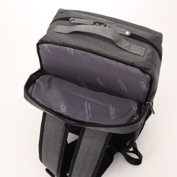 オンオフいつでも使えるヘリンボンデイリースクエアリュック