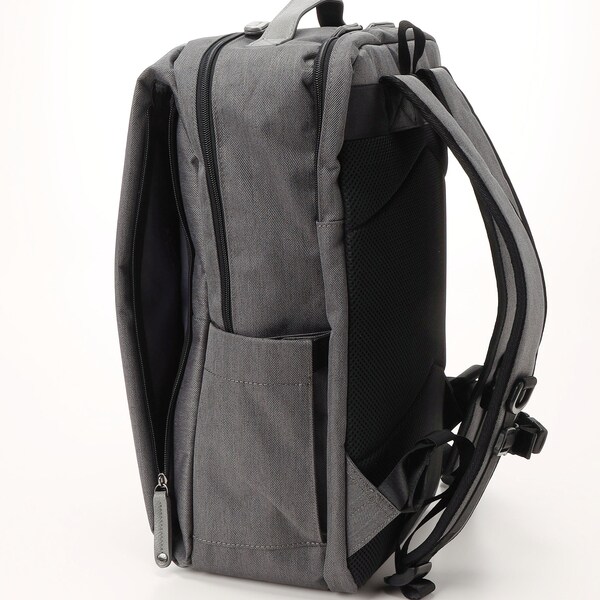 オンオフいつでも使えるヘリンボンデイリースクエアリュック