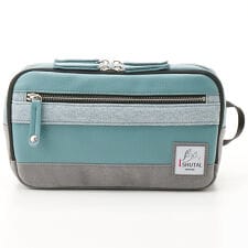 トリプルマテリアル メッシュバックル付き ヒップバッグ 2L