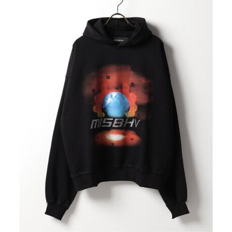MISBHV/ミスビヘイブ】BLACK GLOBE CRYSTALS HOODIE | ジャーナル 