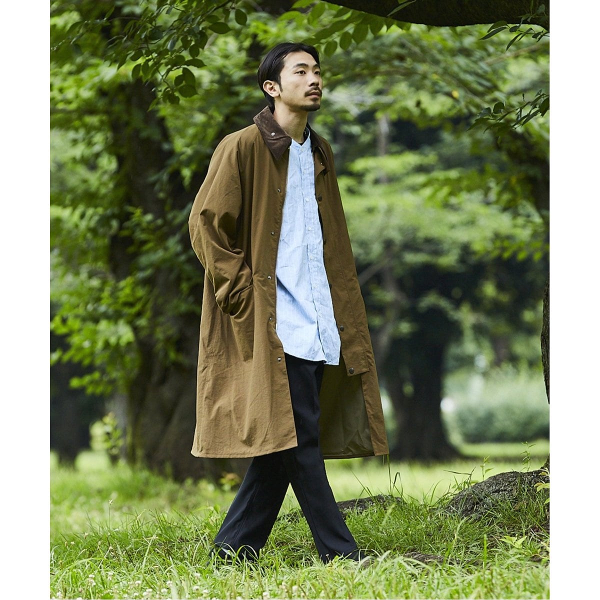 追加》【WEB限定】【Barbour / バブアー 】JS別注 OS BURGHLEY-MU-TE ...