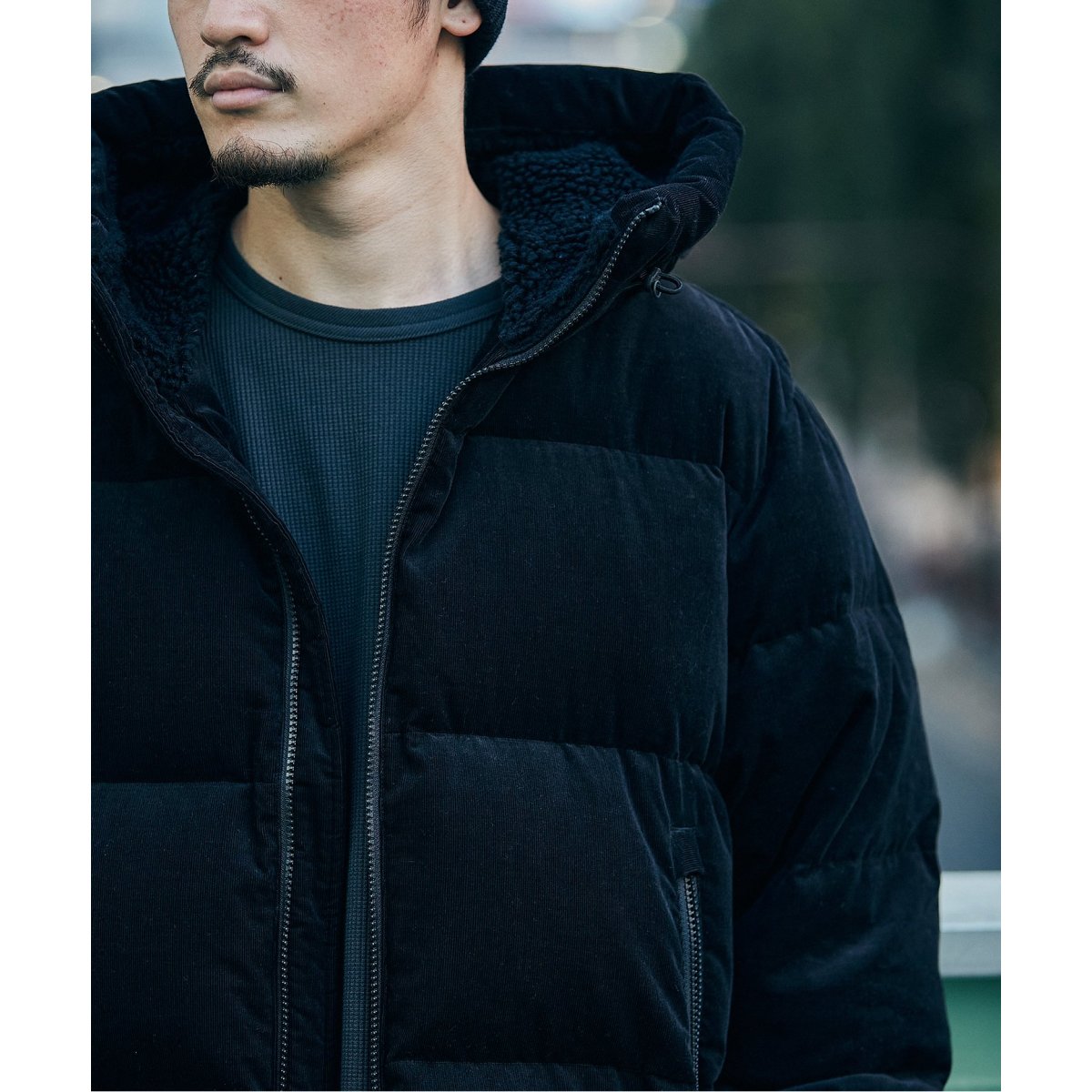 HAKUU×JS /ハク 別注 CORDUROY DOWN JACKET | labiela.com