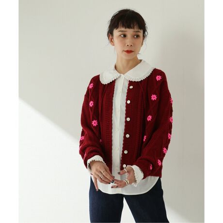 SHRIMPS/シュリンプス】 DAHLIA KNIT CD：カーディガン | ジャーナル  