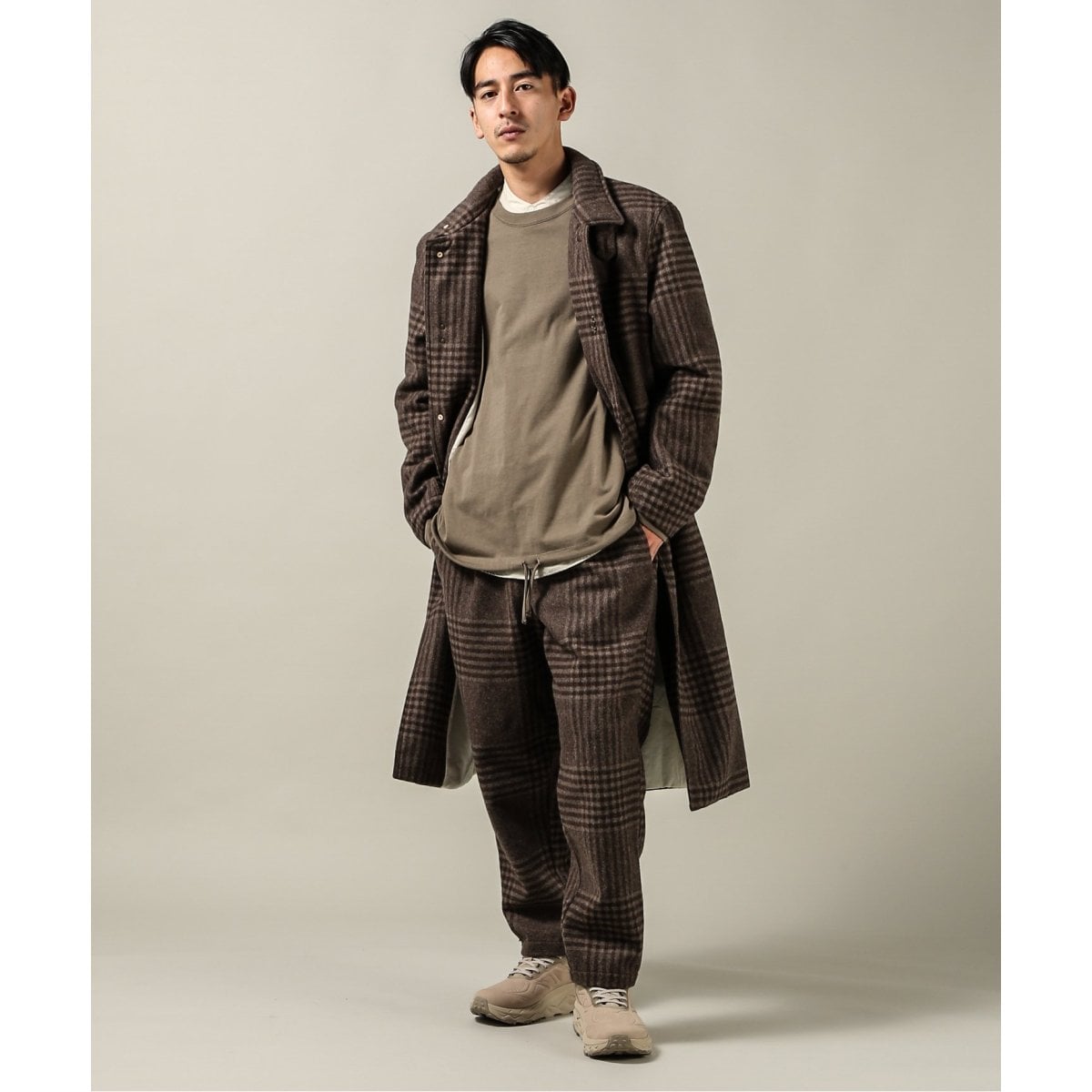 RIDING HIGH/ライディングハイ】BULLDOG LABEL DUDE PANTS-PLAID WOOL