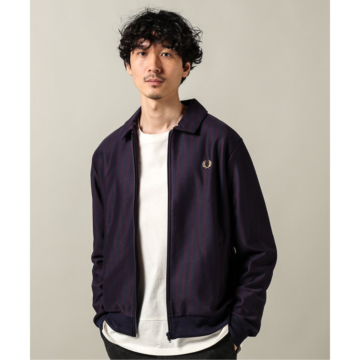 FRED PERRY / フレッドペリー】 ストライプ トラックジャケット