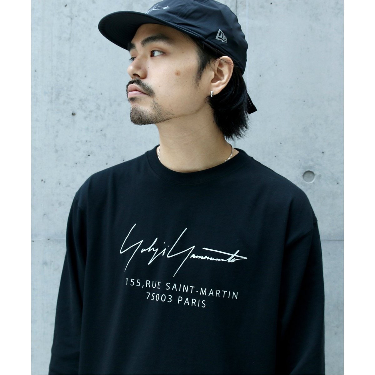 Yohji Yamamoto pour homme × NEW ERA】ロングスリーブTシャツ 