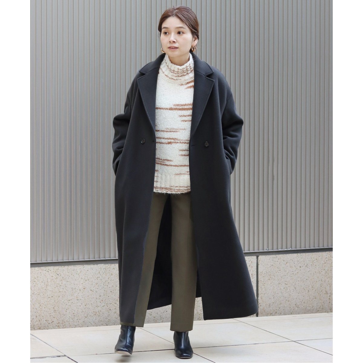 JOURNAL STANDARD モッサビーバーロングコート journal standard L'essage（ジャーナルスタンダードレサージュ