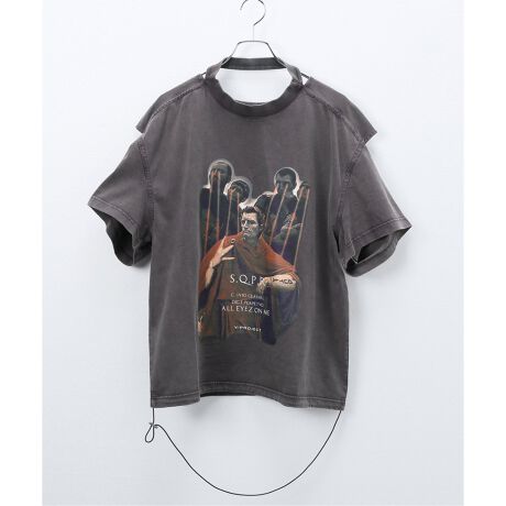 Y/PROJECT / ワイプロジェクト】CONVERTIBLE CAESAR T-SHIRT 