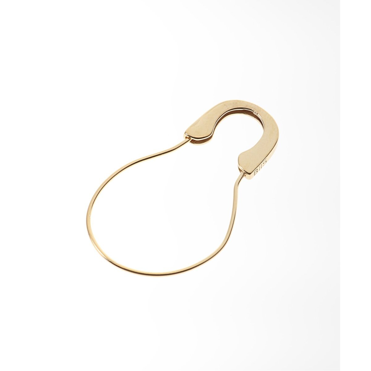 BIIS ビース ピアス Big Staple (Gold) BIIS / ビース】big round safety pin 18k yellow gold | ジャーナル
