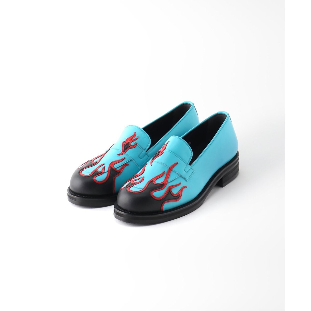 TENDER PERSON / テンダーパーソン】 FLAME PATTERN DRESS SHOES
