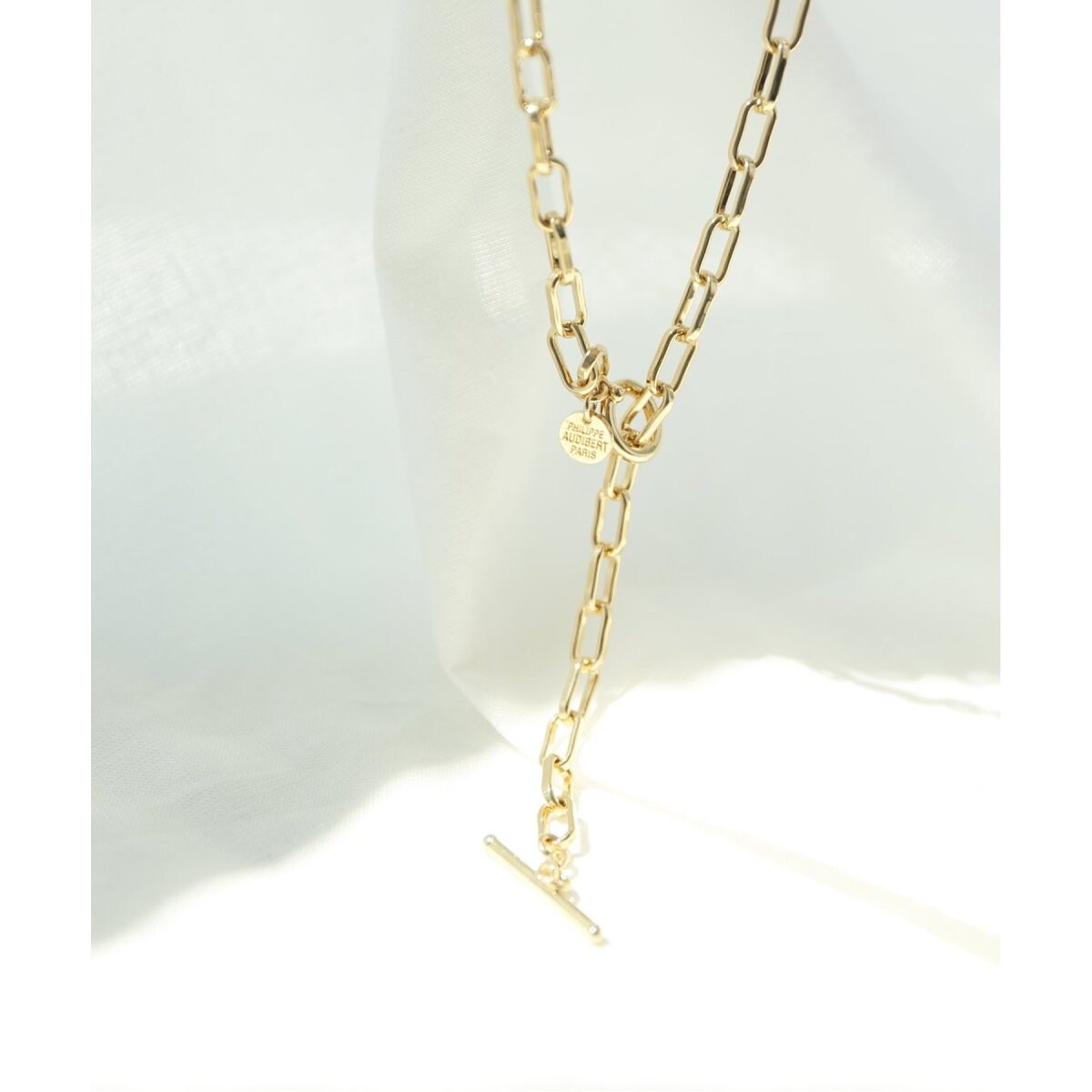 PHILIPPE AUDIBERT/PETITE PERAN チェーン ロングネックレス 追加》【PHILIPPEAUDIBERT】SAUTOIR PETITE PERAN:ネックレス