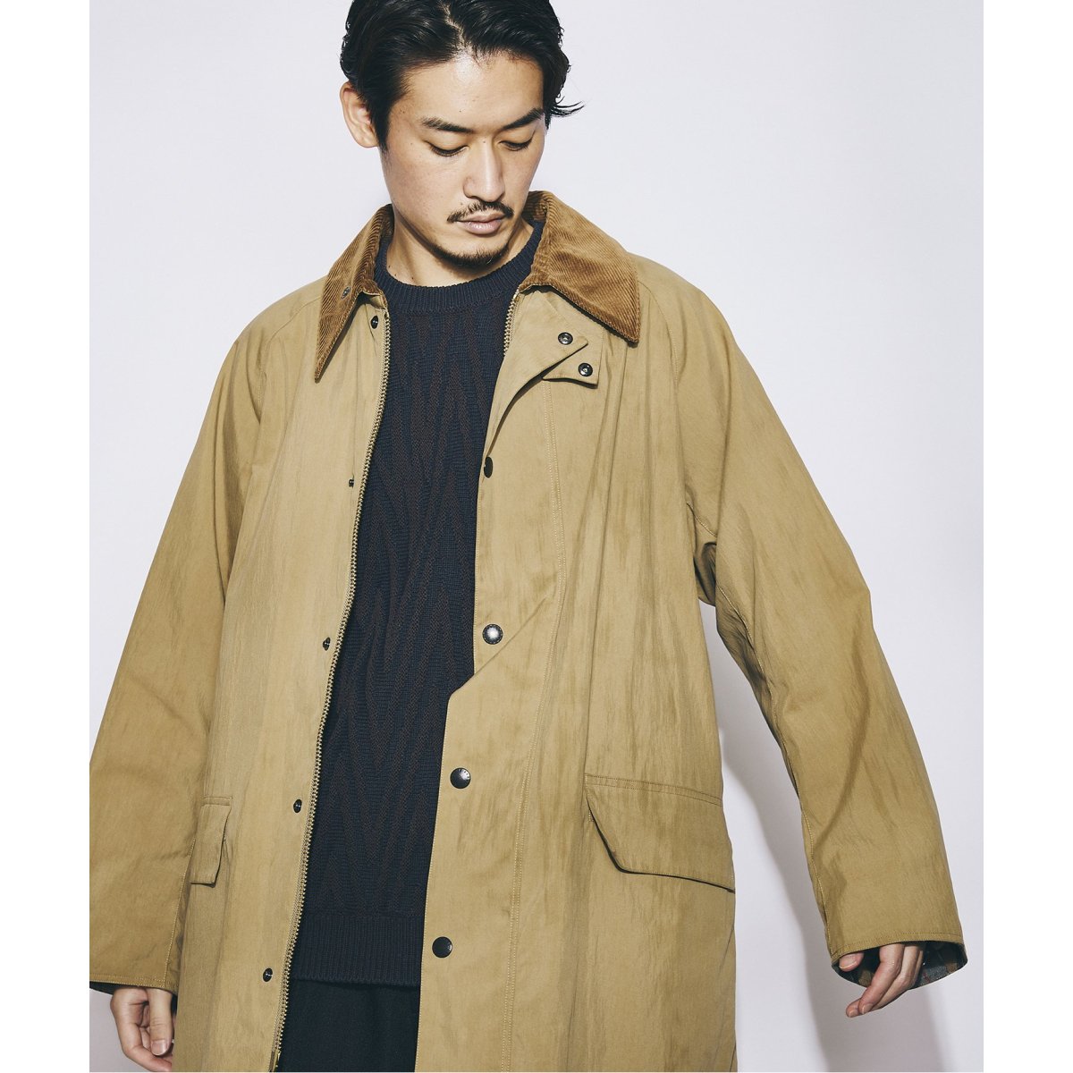 最高の品質 Barbour OS Burghley Mu-Tech Coat JS別注 moneaksekar.com