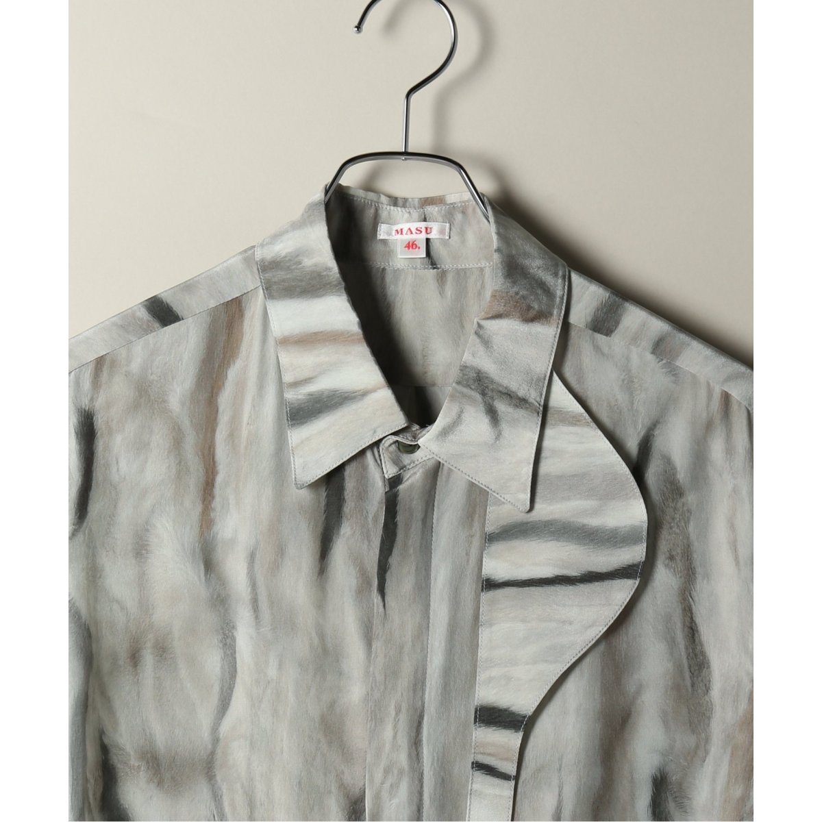 MASU FUR PRINT SILK SHIRTS エムエーエスユー | www.ijzab.com