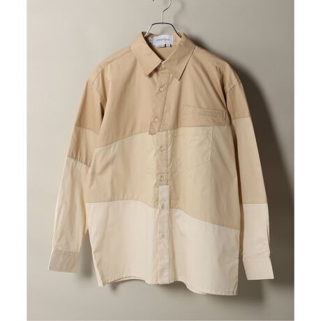 XANDER ZHOU/ザンダー ゾウ】mismatch long-sleeve shirt | ジャーナル 