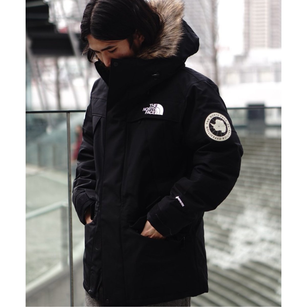 THE NORTH FACE Antarctica Parka size S自身も169センチです