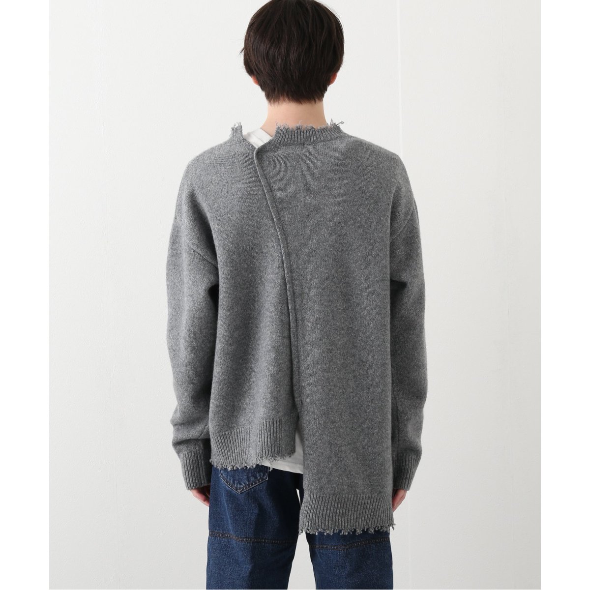 【kudos/クードス】DAMAGEDKNITSWEATER