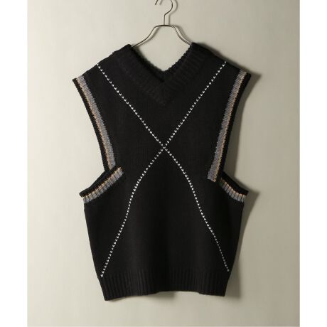 kudos / クードス】HEART CROSS KNIT VEST | ジャーナルスタンダード  