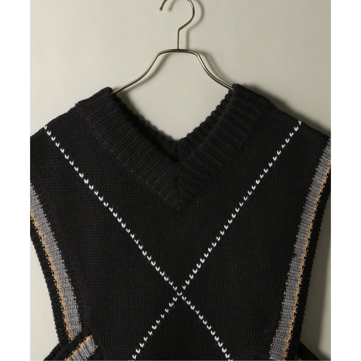 KUDOS ベスト HEART CROSS KNIT VEST 21aw メンズ 