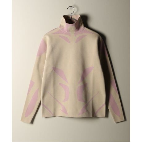 XANDER ZHOU/ザンダー ゾウ】turtle neck color-block sweat 