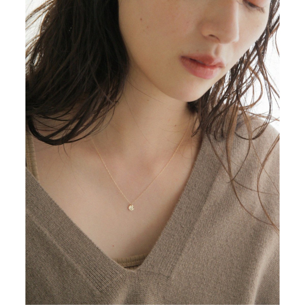 LES BONBON/ル ボンボン】 victoria plate necklace：ネックレス 