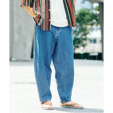 人気デニム殿堂入りベストセラー】バルーン デニム パンツ 