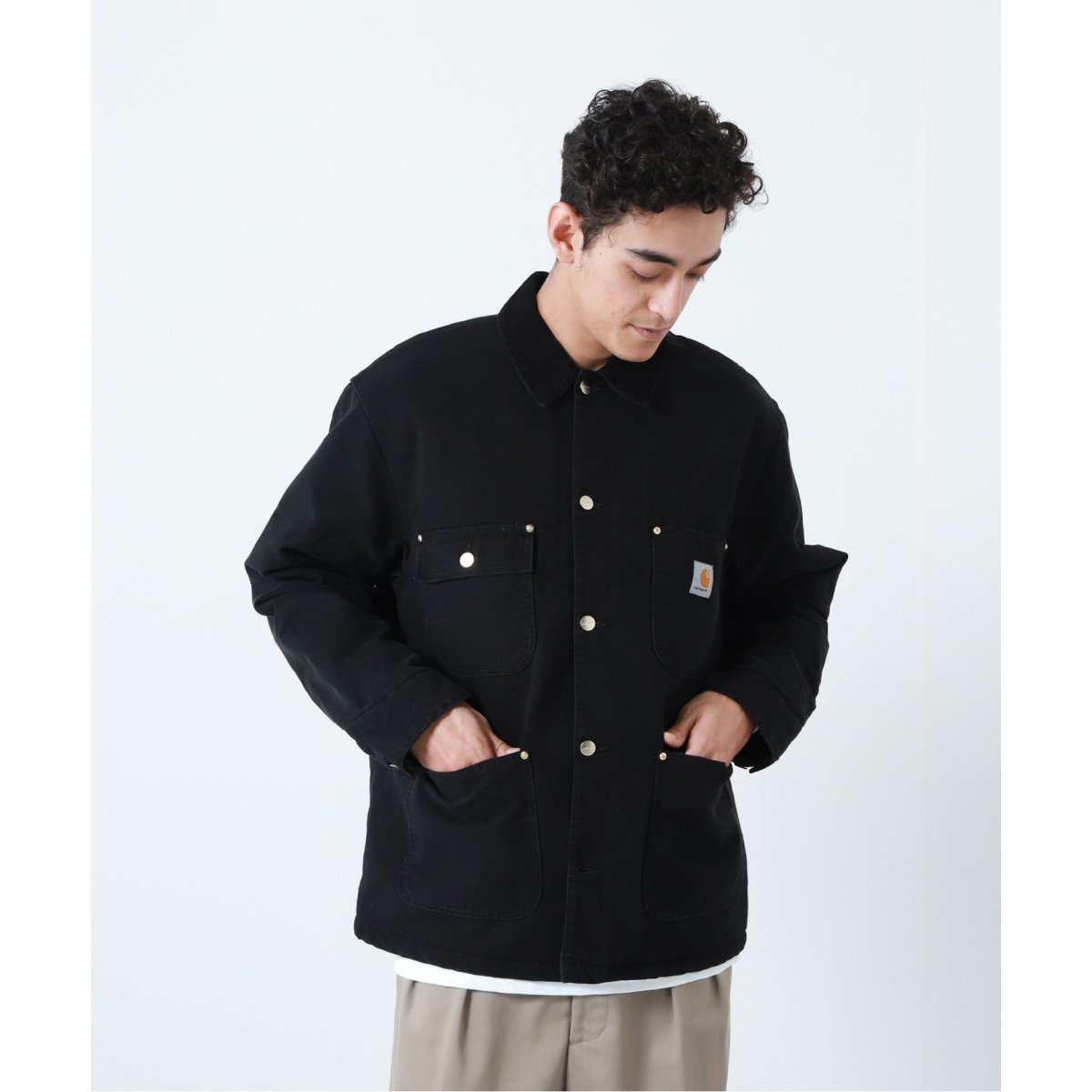 レビュー高評価のおせち贈り物 coat chore wip カーハート carhartt - カバーオール