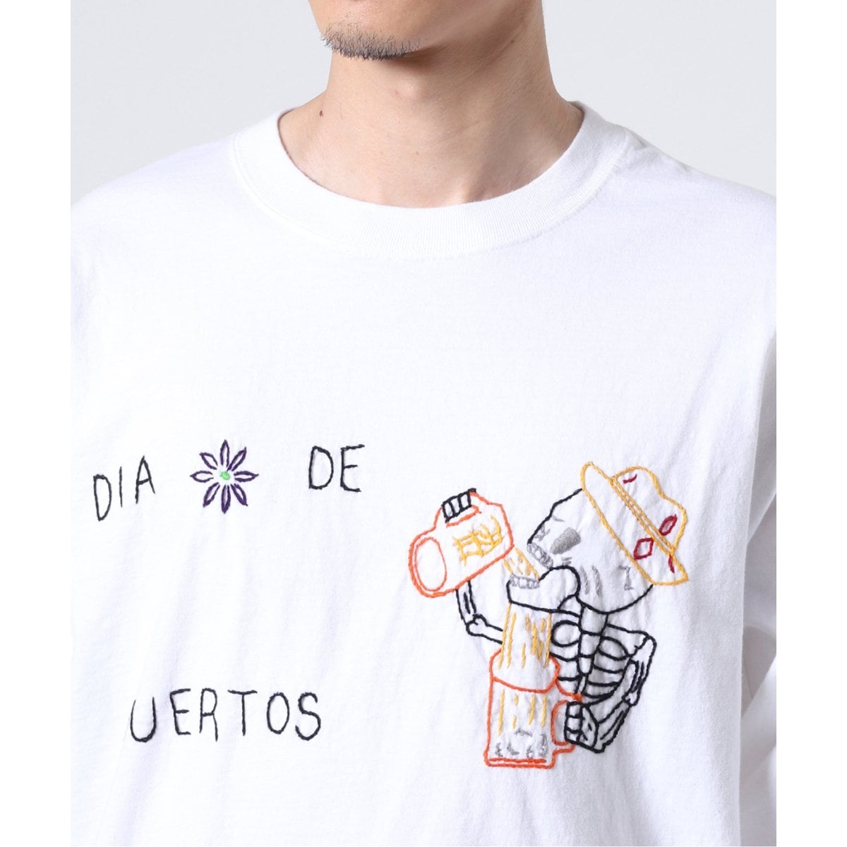 【OAXACA/オアハカ】ロングスリーブTシャツ(SKULL)