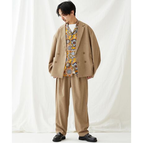 DADS】“ダブルジャケット+パンツの2点SET” トロピカル セットアップ 