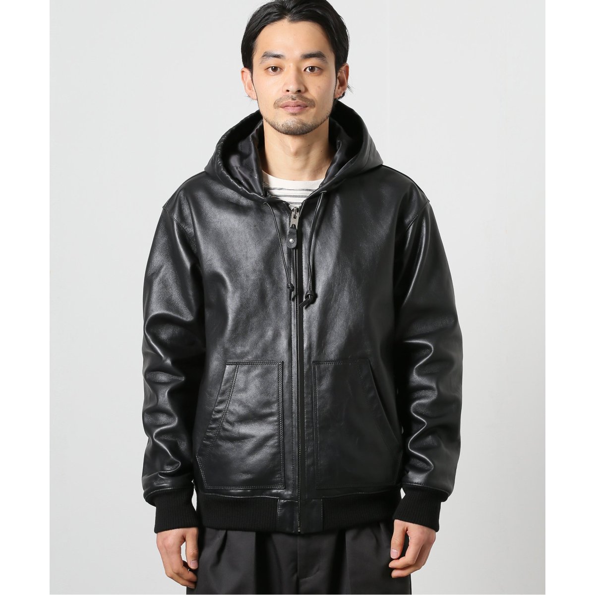 schott トップ journal standard パーカー