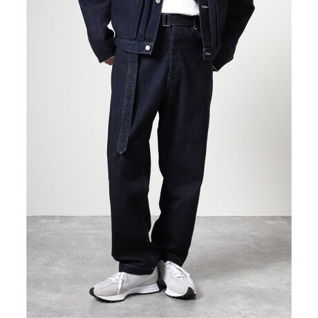 blurhms / ブラームス】12oz Selvage Denim Long Belted Pa 