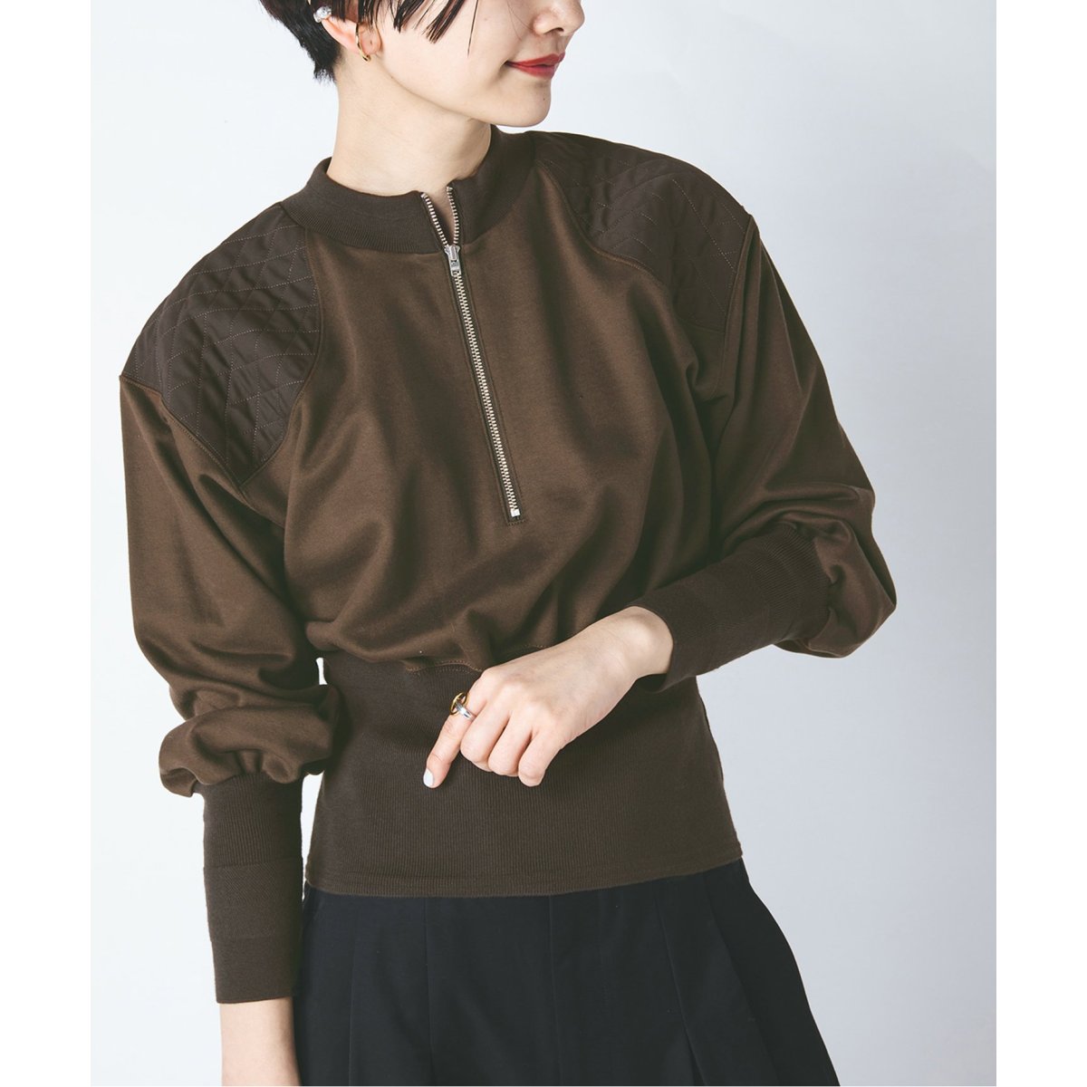 定期入れの Kiarisvintage Closet Journalstandard ハーフジッププルオーバー Tシャツ カットソー