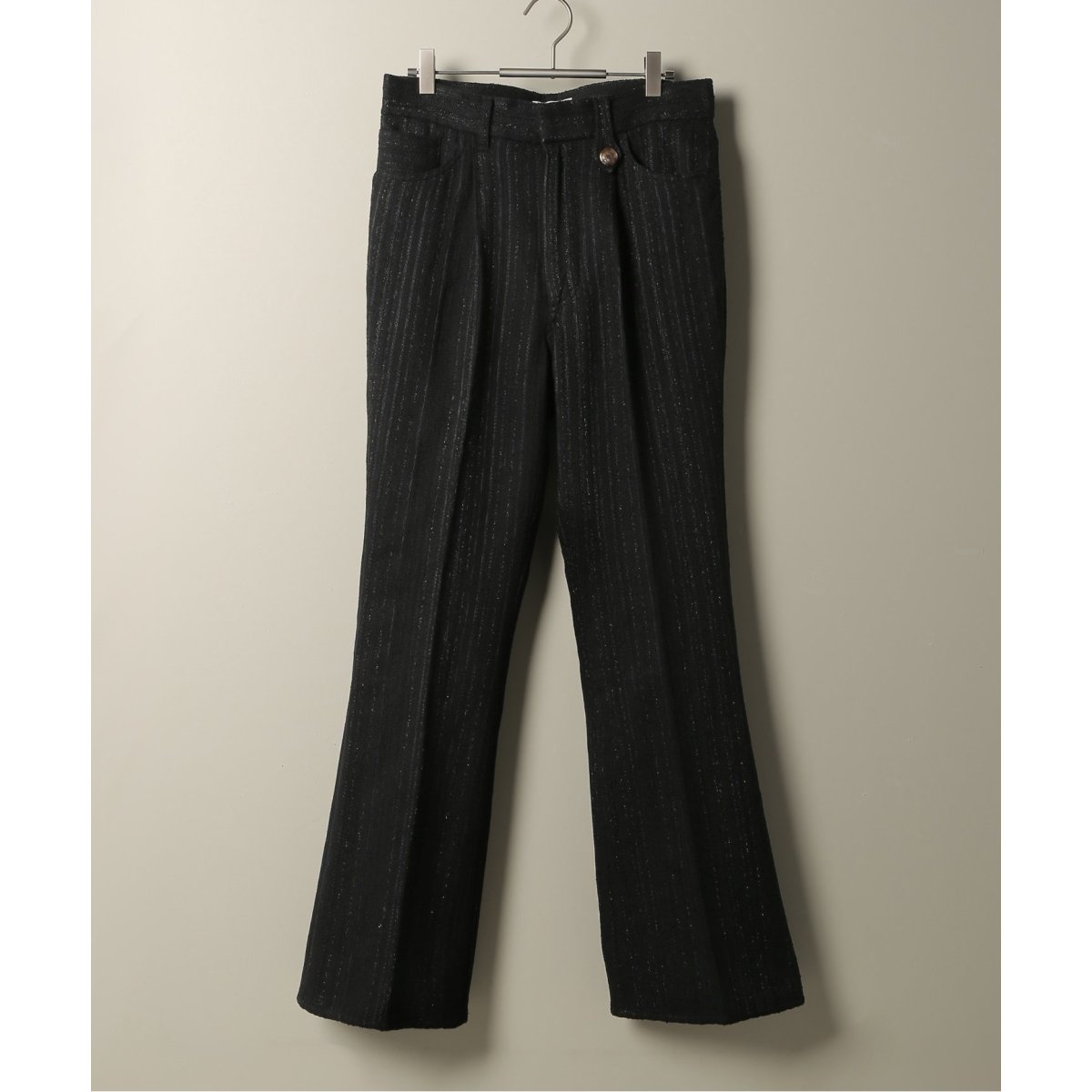 BED J.W. FORD Lame Thread Flea Trousers - スラックス