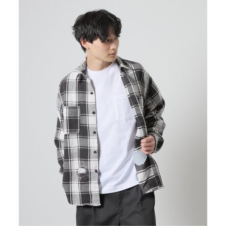 BOWWOW/バウワウ×JOURNAL STANDARD】別注 フランネルシャツ 