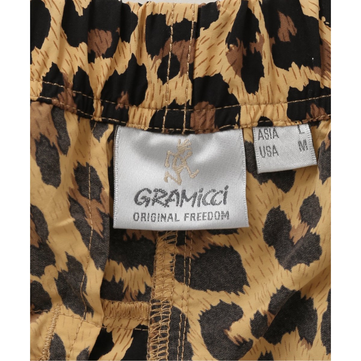 【GRAMICCI/グラミチ×JS】別注シェルパッカブルショーツ”レオパード”