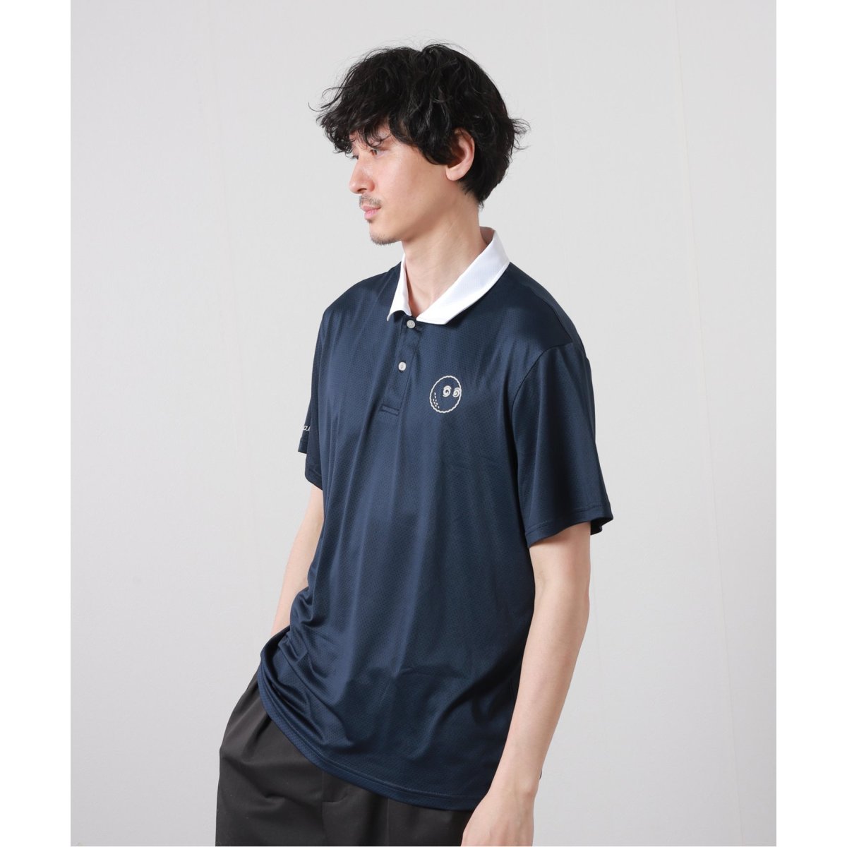 MALBON wind and sea LS POLO SHIRT 白 M 【SALE／63%OFF