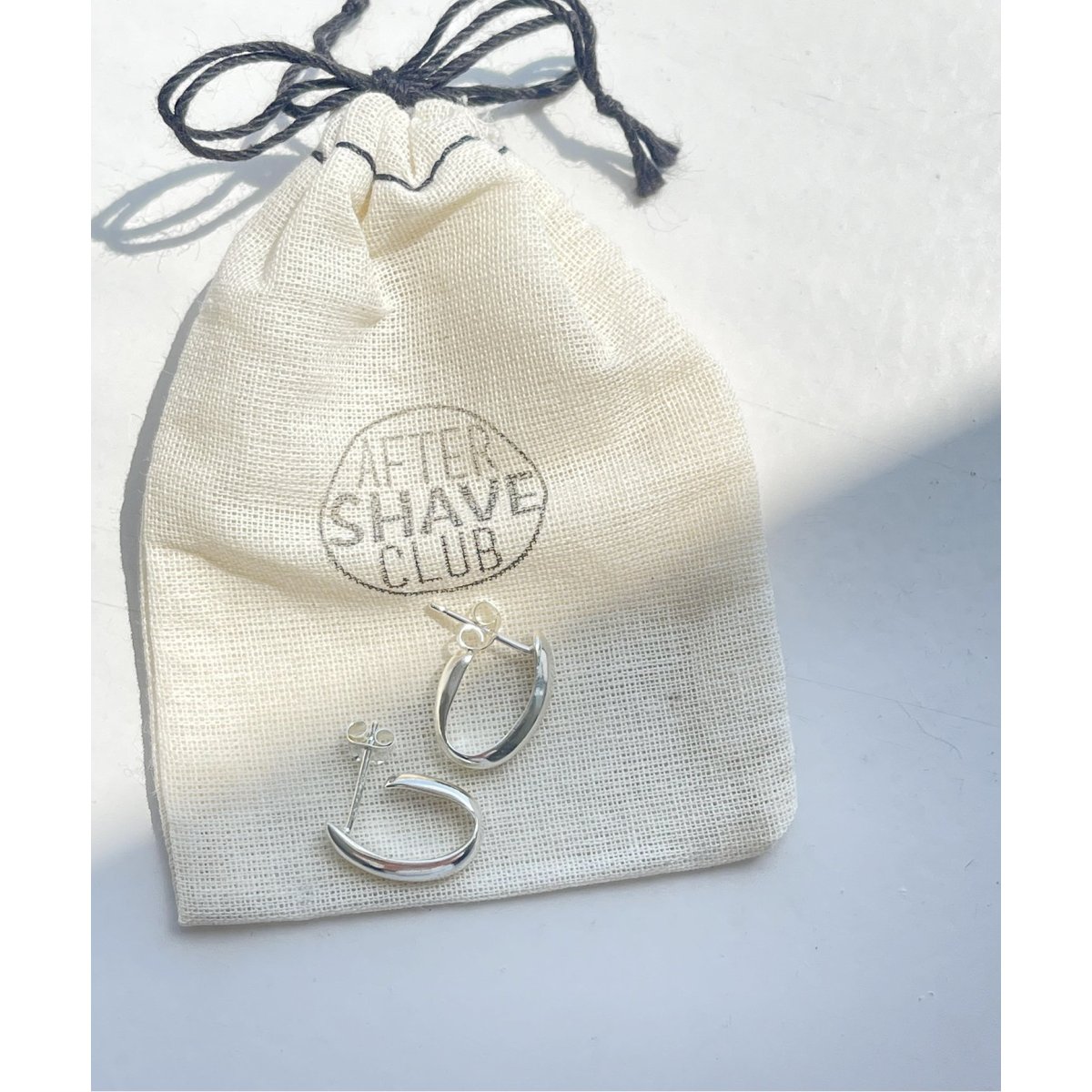 AFTER SHAVE CLUB / アフターシェイブクラブ】MINI HOOP PIERCED EARRI