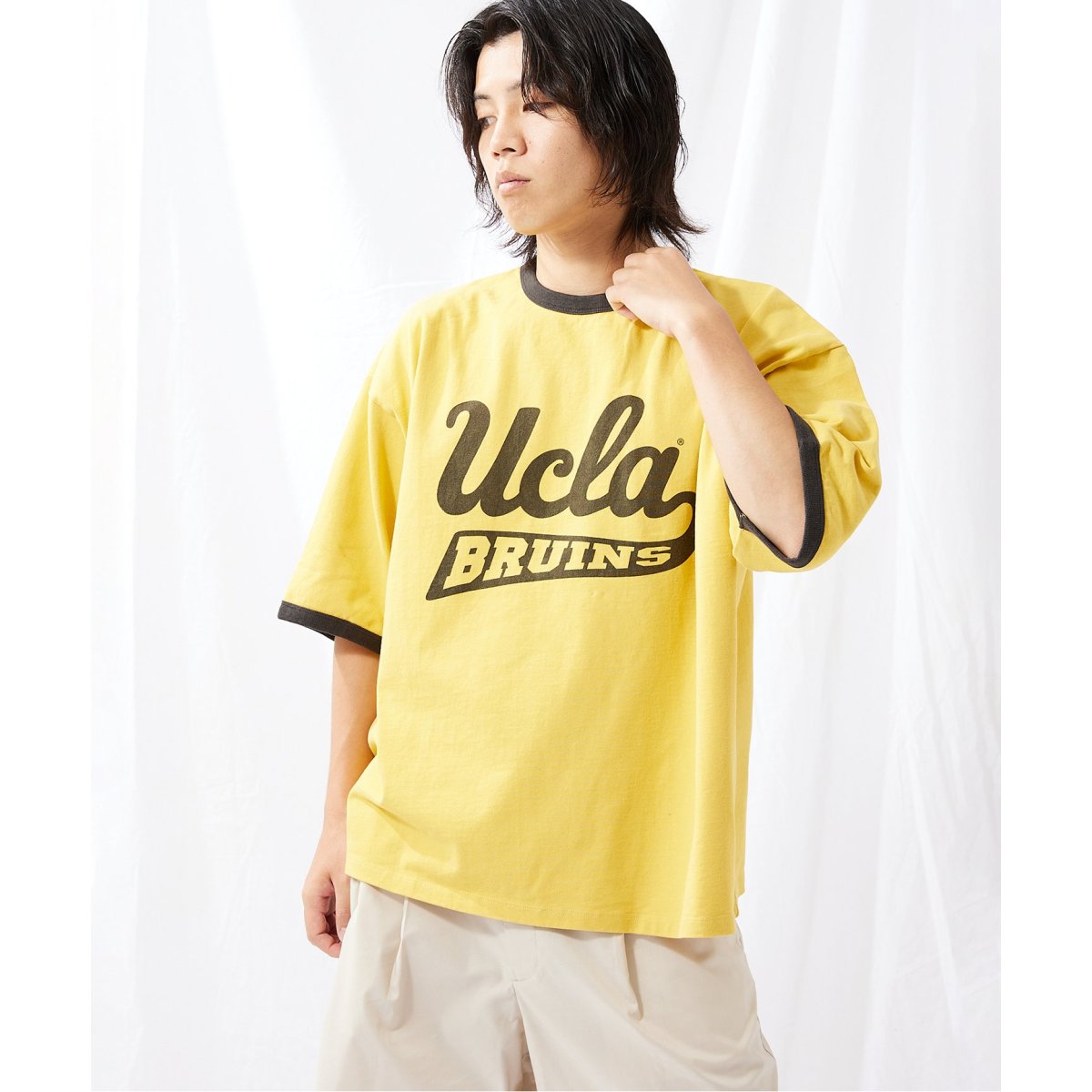 再入荷 【UCLA✖️JOUNAL STANDARD】別注 リンガーTシャツ