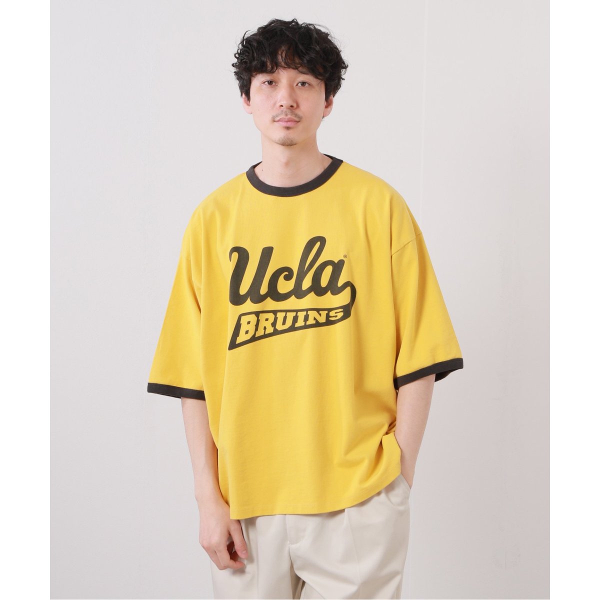 再入荷 【UCLA✖️JOUNAL STANDARD】別注 リンガーTシャツ