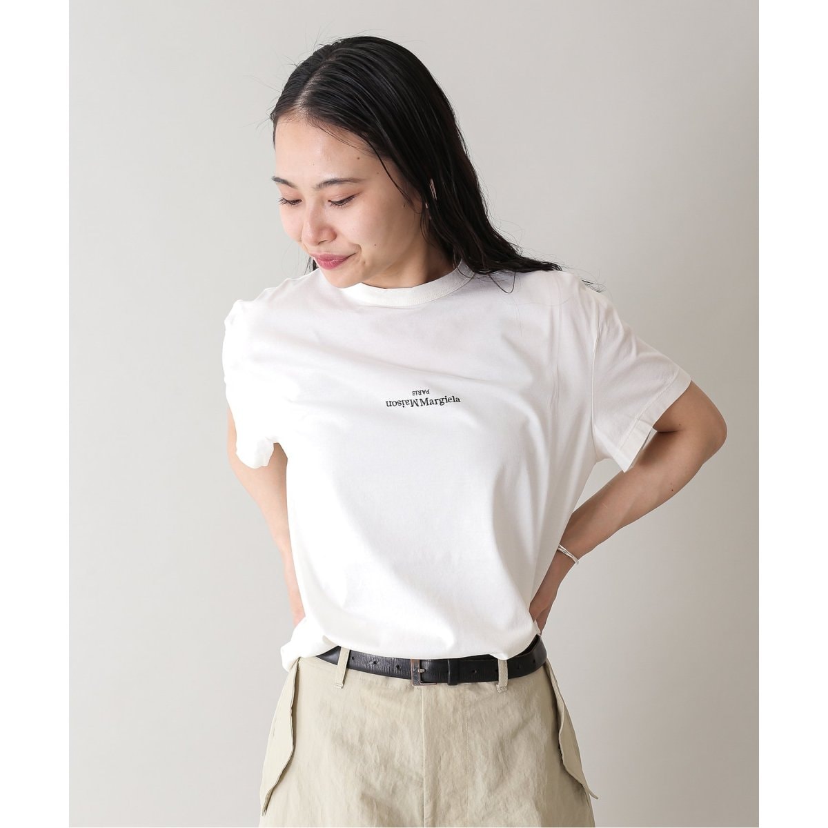 Maison Margiela 16AWフェイクレイヤードジップシャツ キュプラ