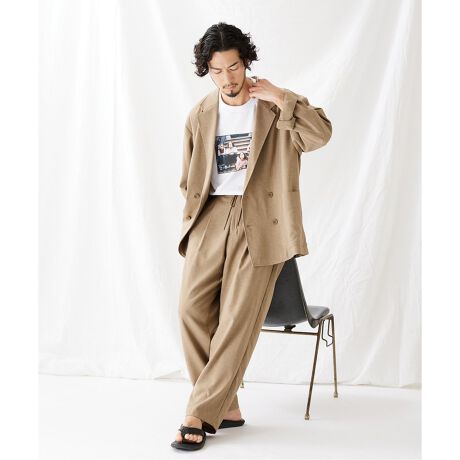 DADS】“ダブルジャケット+パンツの2点SET” トロピカル セットアップ 