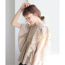 WEB限定追加2》ドットフリルブラウス | ジャーナルスタンダード 