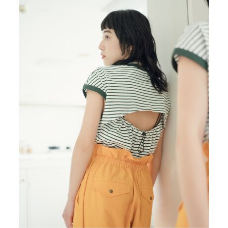 mact×JOURNAL STANDARD】オーガニックコットンボーダープルオーバー 