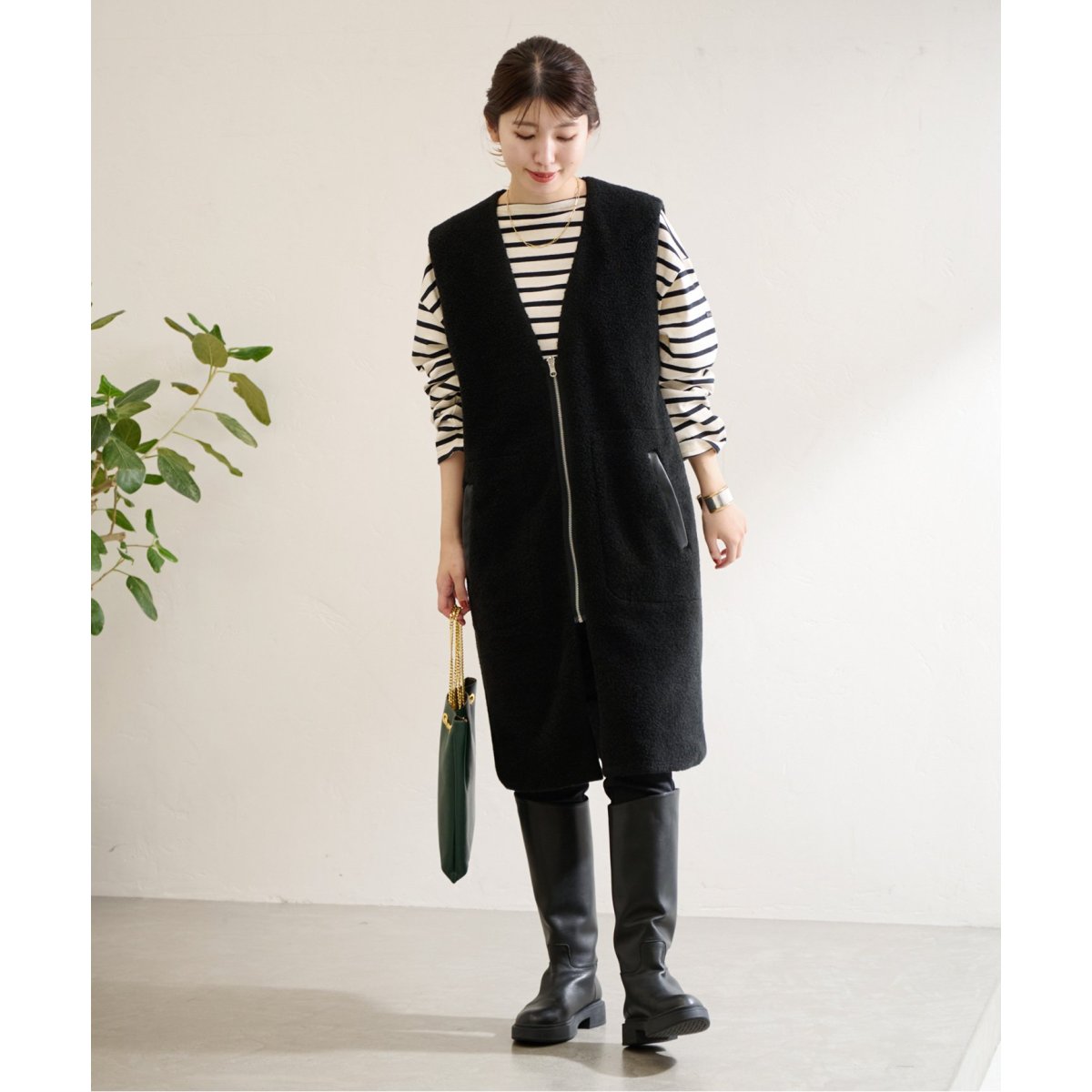 高品質】 美品⭐︎ジャーナルスタンダード⭐︎リバーシブルボア